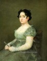 The Woman with a Fan portrait Francisco Goya